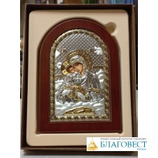 Икона Пресвятой Богородицы, им. Почаевская, 10 х 14 см, PRINCE Silverо, Греция