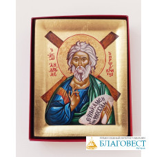 Икона Св.апостола Андрея Первозванного, ковчег,  10 * 13 см. Святая Гора Афон