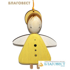 Ангел малый, дерево, фанера