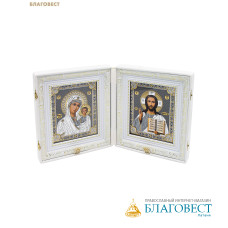 Складень венчальный 23х26см, жаккард