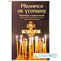 Молимся об усопших. Панихида с пояснениями. Панихида и заупокойная лития для чтения мирянами