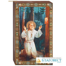 Икона Преподобный Серафим Саровский (ХХ век), дерево, пигментные краски, матовый лак