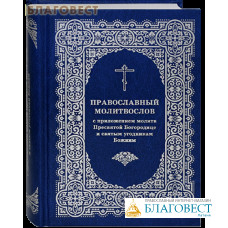 Молитвослов православный с приложением молитв Пресвятой Богородице и святым угодникам Божиим. Русский шрифт